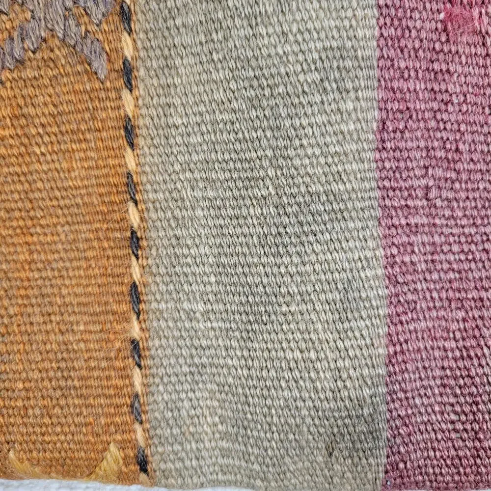 Vintage Handmade Wool Native American Pillow Case Cover 14.5 x 15 Southwest NWOT